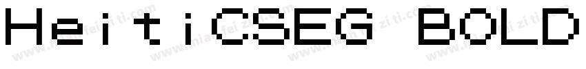 HeitiCSEG BOLD GB字体转换